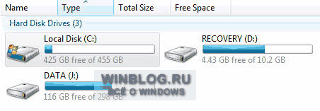 Использование утилиты проверки диска Check Disk в системе Windows Vista