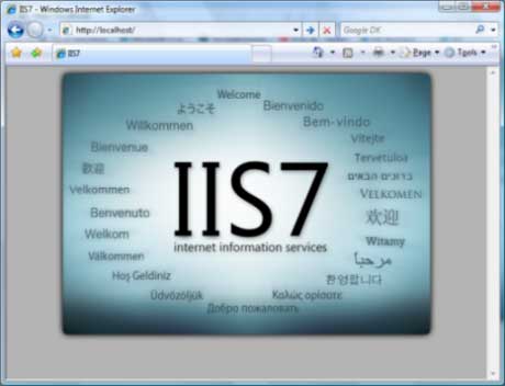 Установка IIS 7.0
