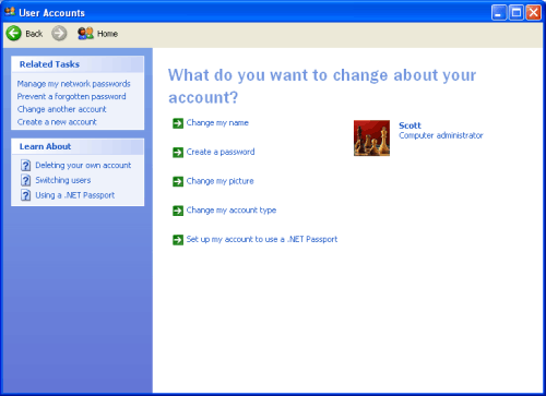 Улучшение системы защиты Windows XP