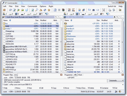 EF Commander 6.10 - файловый менеджер