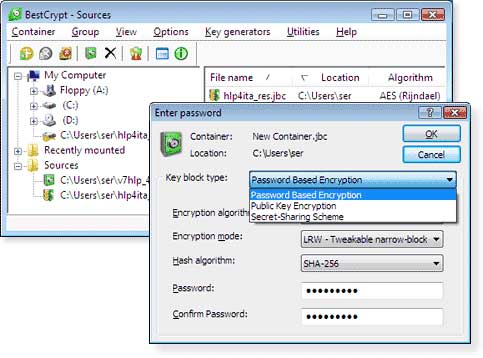 BestCrypt 8.04.2 - шифрование данных