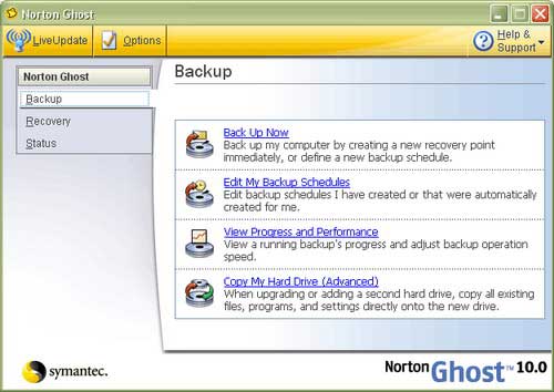 Norton Ghost 12.0 - архивация и восстановление данных