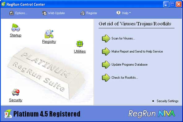 RegRun Security Suite Platinum 5.70