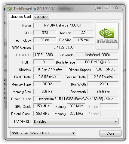 GPU-Z 0.1.5 - информация о видеокарте