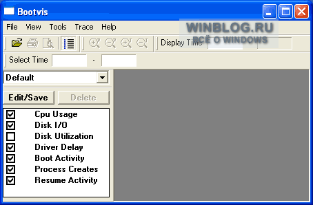 Как ускорить запуск Windows XP с помощью утилиты BootVis