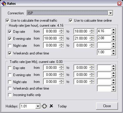 iNetCalc 2.70 - учета расходов за Интернет