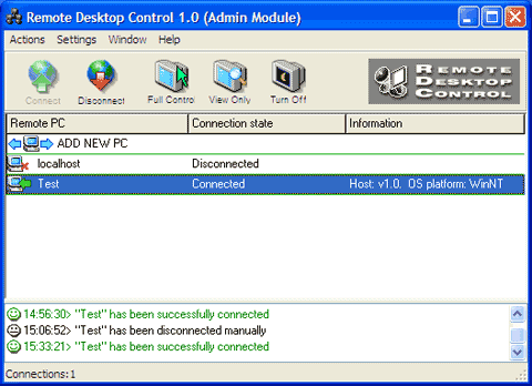 Remote Desktop Control 1.8.0.81 - удаленное администрирование