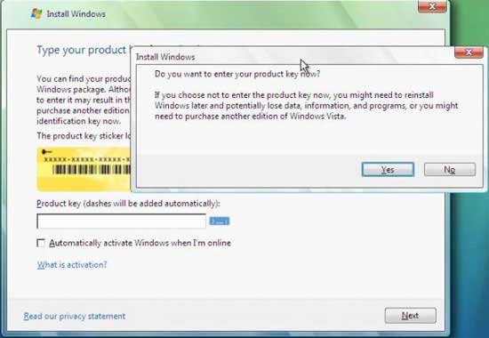 Windows Vista и XP на одном компьютере - Vista ставится первой