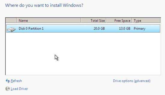 Windows Vista и XP на одном компьютере - Vista ставится первой