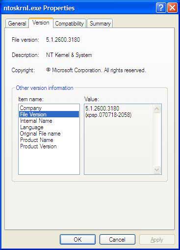 Windows XP SP3 - взгляд изнутри