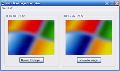 Vista Boot Logo Generator 1.2 beta