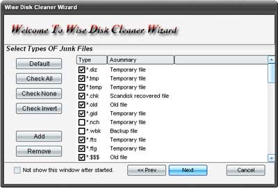 Wise Disk Cleaner 3.0.3 - очистка диска от мусора