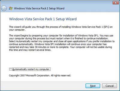 Обзор Windows Vista SP1 6001.16633