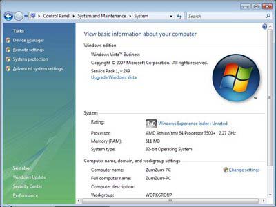 Обзор Windows Vista SP1 6001.16633