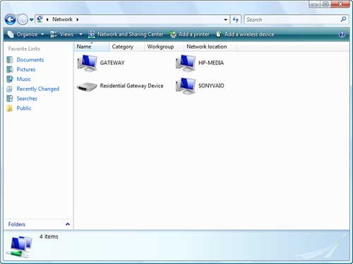 Как в Windows Vista обстоят дела с организацией беспроводной сети