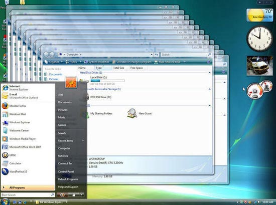 Как убить Windows Vista нажатием двух кнопок