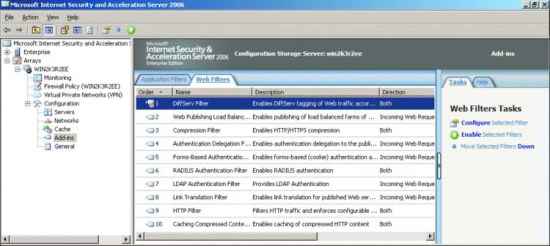 Настройка удаленного VPN-доступа в ISA Server 2006.