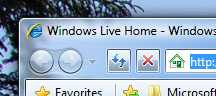 Дополнителная настройка интерфейса Internet Explorer 8