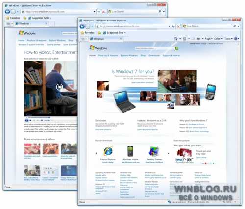 Фотографии предварительного релиза бета версии Windows 7