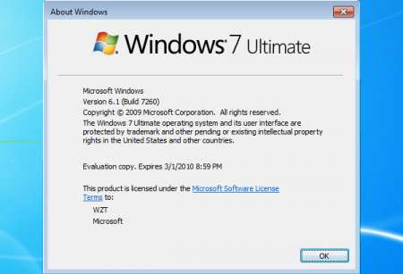 Линейка билдов Windows 7 RTM-Candidate открыта!