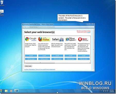 Свобода выбора в Windows 7