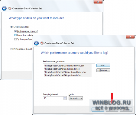 Наблюдение за активностью ReadyBoost в Windows 7 с помощью Системного монитора
