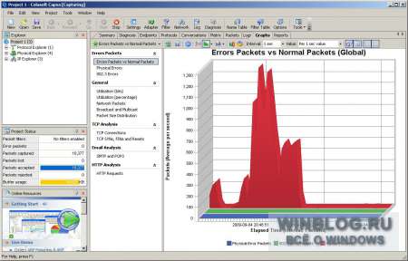 Colasoft Capsa Network Analyzer 6.9 R2 Enterprise Edition: обзор