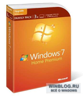 Срок действия предложения Windows 7 Family Pack подходит к концу