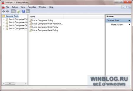 Возможности многоуровневой локальной групповой политики в Windows 7