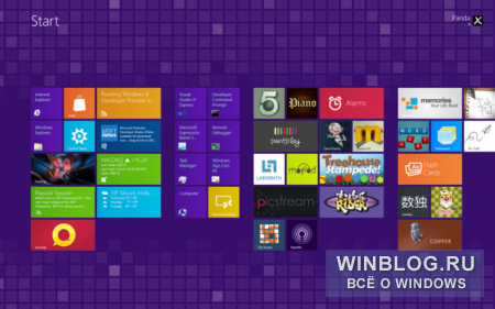 Изменяем фон Стартового экрана в Windows 8