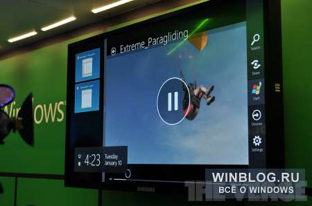 CES2012: видео и фото с демонстрации Windows 8