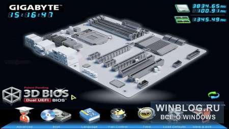Компания Gigabyte представила новый 3D BIOS