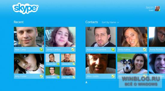 Разработчики XGMedia представили Skype для Metro UI