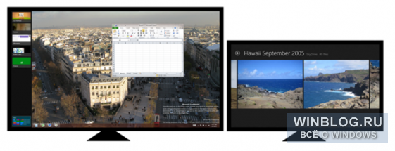 Windows 8 получит расширенную поддержку дополнительных мониторов