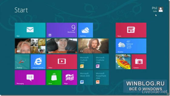 В Windows 8 RC мы увидим обновленные приложения из серии Live