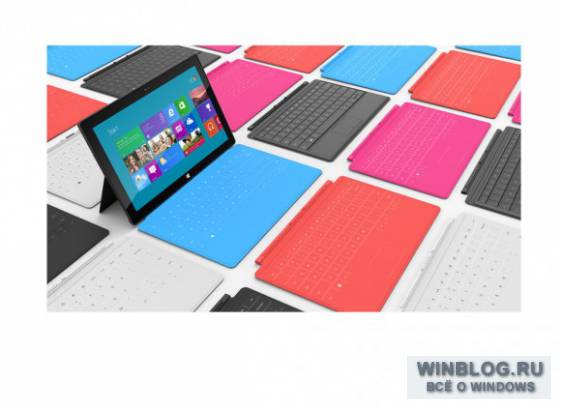 Microsoft представила собственный планшетный компьютер для Windows 8