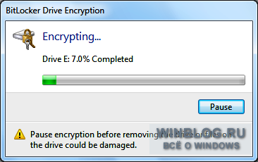 Защита USB-накопителей при помощи BitLocker To Go в Windows 7