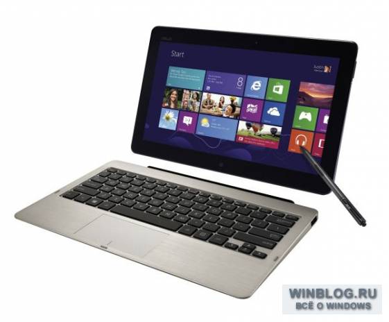 Asus показала новые планшеты для Windows 8