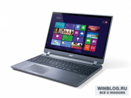 Acer продемонстрировала новые ультрабуки для Windows 8