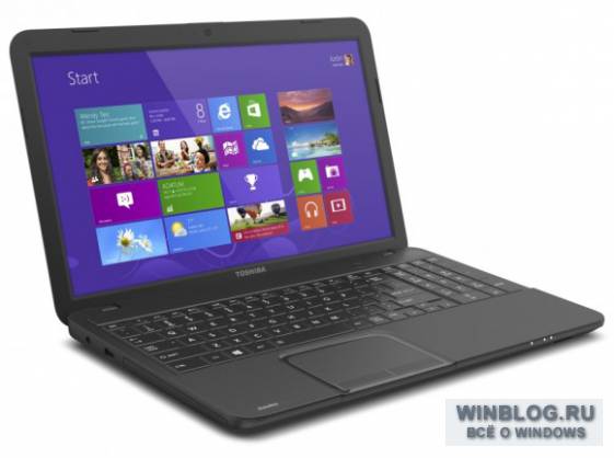 Toshiba подготовила массу устройств для Windows 8