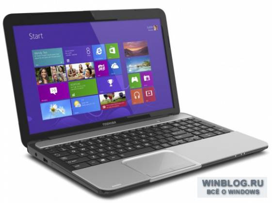 Toshiba подготовила массу устройств для Windows 8