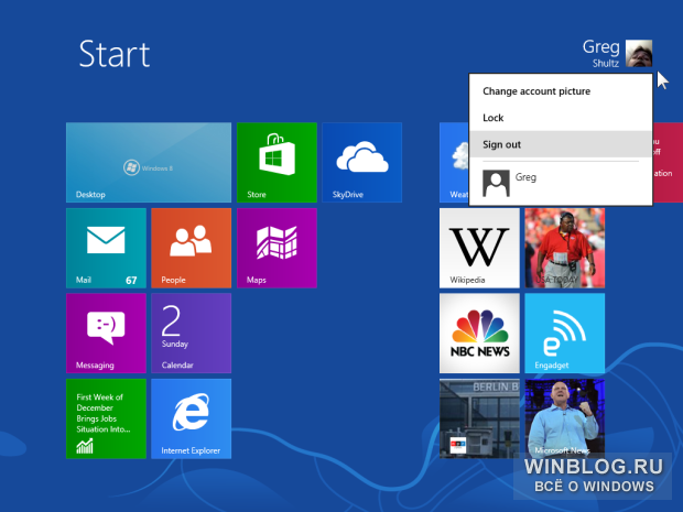 Windows 8.1: загрузка рабочего стола, отключение панели Charms и Hot Corners