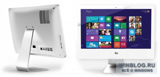 iRU представила моноблок из серии All-In-One AIO 307 с Windows 8