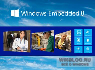 Windows Embedded 8 доступна для загрузки в двух вариантах