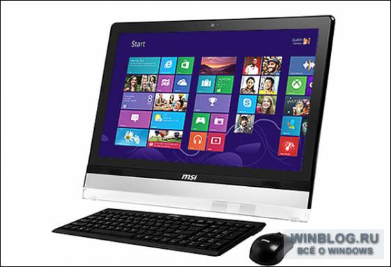 MSI представила моноблок Wind Top AE2212 с ОС Windows 8 на борту