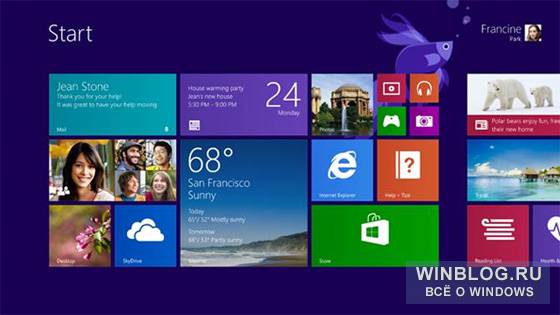 Первый взгляд на Windows 8.1 от Microsoft