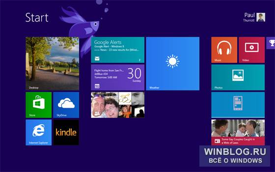 Как увеличить количество плиток на начальном экране Windows 8.1