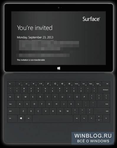 Планшеты Surface второго поколения будут представлены 23-го сентября