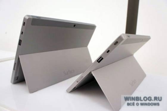 Microsoft продемонстрировала планшеты Surface 2