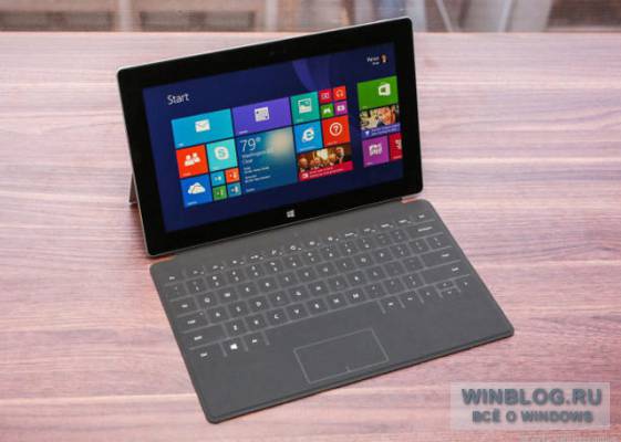 Microsoft продемонстрировала планшеты Surface 2